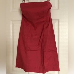 ❤️ GAP Stretch Cotton Strapless/Halter Dress w/ Shelf Bra